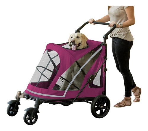 Coche Para Mascotas Sin Cremallera Con Doble Entrada Pet Gea