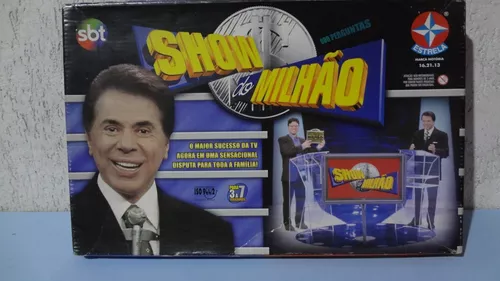 Jogo Tabuleiro Show Do Milhão Estrela Silvio Santos Completo