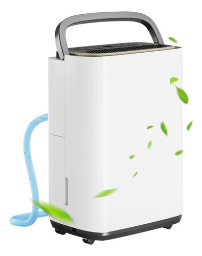 Deshumidifcaor Inteligente 50pintas Cubre 465m2 Drenaje Auto Blanco