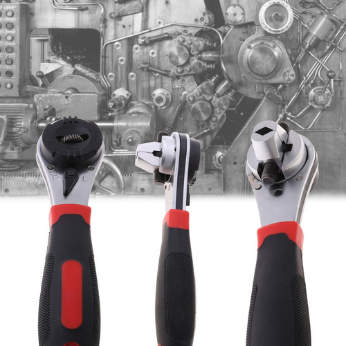 Para Llave De Trinquete Ajustable 6-22 Multifunción De