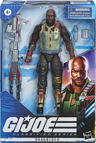 Gijoe Roadblock Classified Series Figura Con Accesorios 15cm