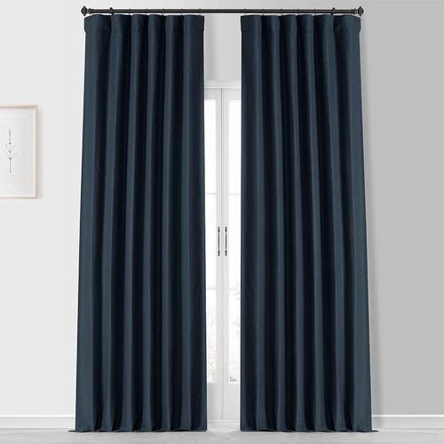 Hpd Half Price Drapes Placid Thermal 100% Hotel Blackout Cur