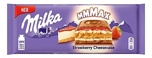 Chocolate Milka Strawberry Cheesecake 300 Gr Mmmax