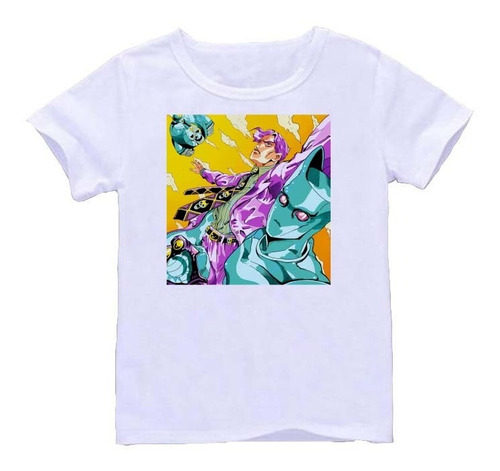 Remera Blanca Jojo's Bizarre Adventure Art#15