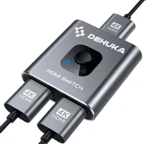 Comprar Switch Splitter Hdmi Bidireccional Transmicion De Imagen Color Negro Con Boton Selector Calidad De Imagen 4k Gamer Tv Pc Cambia Facilmente Entre Dispositivos Hdmi Alta Resolucion Imagenes Nitidas