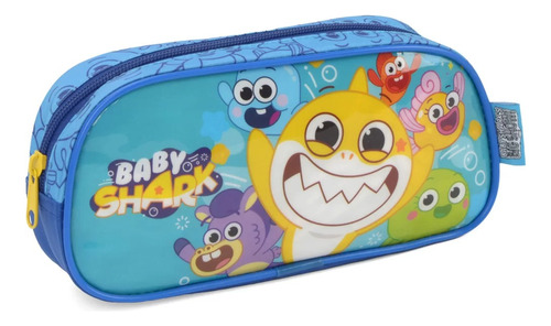 Estojo Escolar Infantil Baby Shark  Nickelodeon Original