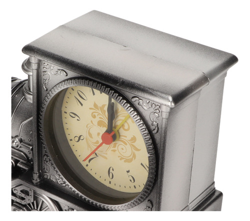 Reloj Despertador Decorativo, Estilo Tren Con Pilas, Estilo