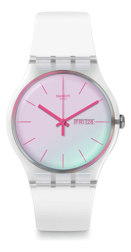 Reloj De Cuarzo Swatch New Gent Biosourced Polawhite
