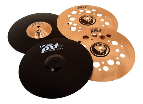 Set Platillos Paiste Pstx Djs45 Djset Hihat/crash/ride