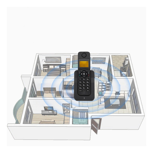 Teléfono Inalámbrico Digital Portátil For Oficina Y Hogar,