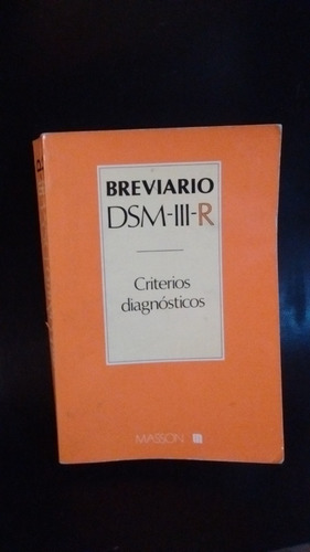 Breviario Dsm-iii-r Criterios Diagnósticos