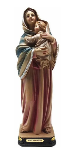 Imagem Maria Mãe De Deus 20 Cm - Resina Premium