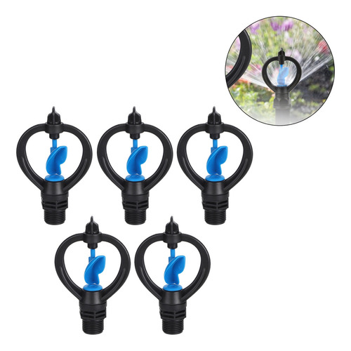 5pcs G1/2 Rosca Macho Jardim Gramado Irrigador De Água