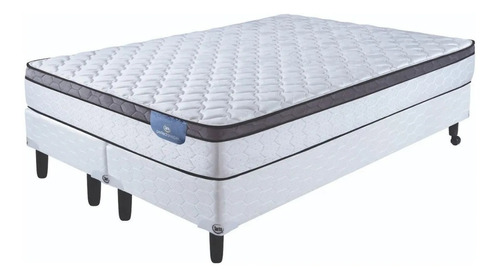 Sommier Serta Perfect Sleeper Detroit euro Súper king de 2mx2m  gris