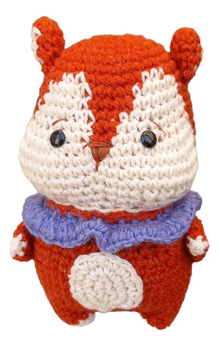 Amigurumi Ardilla Tejido A Crochet (c/llavero) 