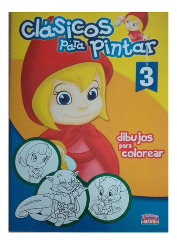 Libro Mawis Cuentos Clasicos Para Pintar Colorear Infantil