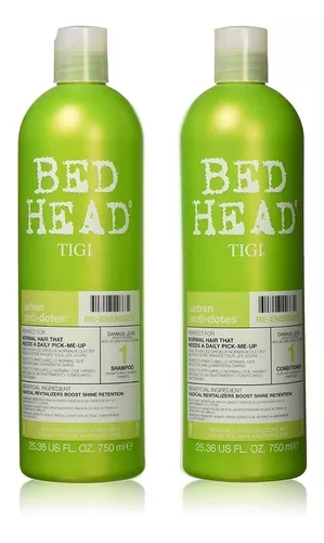 tigi shampoo y acondicionador bed head re energize 750ml envío gratis