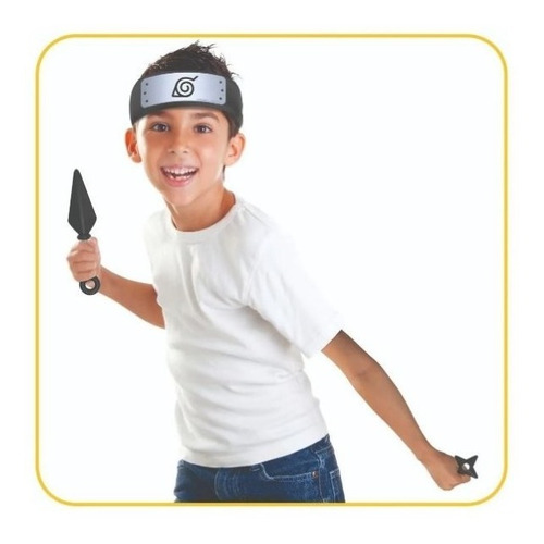 Kit ninja de Naruto Shippuden con bandana Kunai y Shuriken Elka