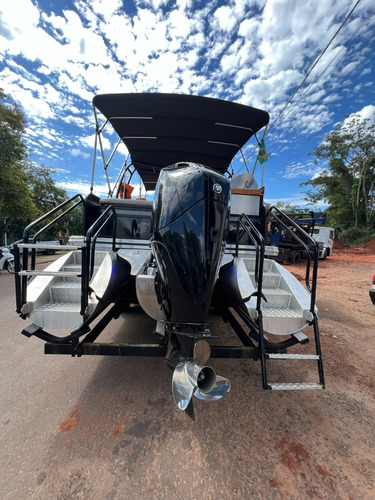 Pontoon Fboat 7500 + Motor De Popa Mercury V6