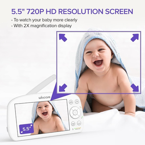 Monitor Vigilancia Bebe Camara Audio Vision Nocturna Musica