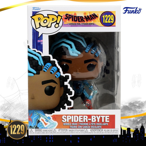 Funko Pop Spider Byte #1229 Spider Man Across Spider Verse