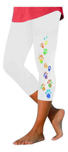 Pantalones, Leggings Con Estampado De Garras De Color Li [u]