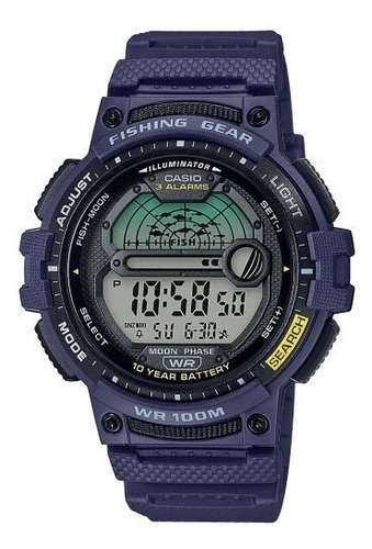 Reloj Casio Caballero Original Model: Ws-1200h-2avc Pesca