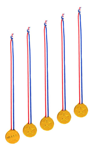 2 X 5 Piezas De Medallas De Premio De Plástico Para Niños,