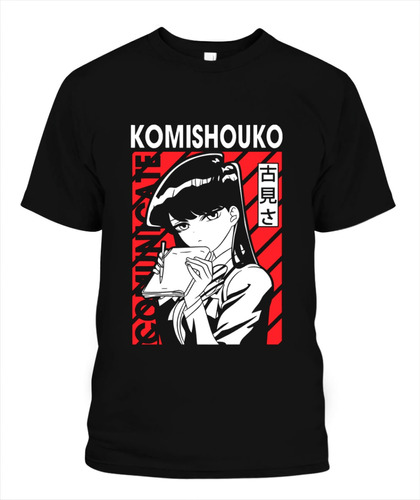 Polera Komi-san No Puede Comunicarse