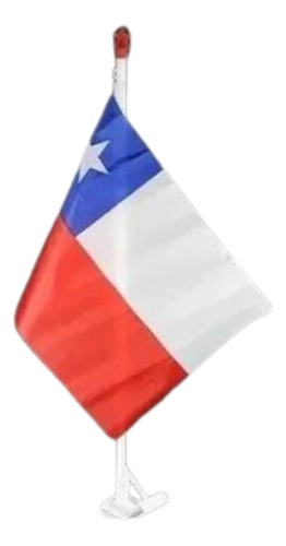 12 Banderas De Chile  Auto Fiestas Patrias Banderin 20 X 30 