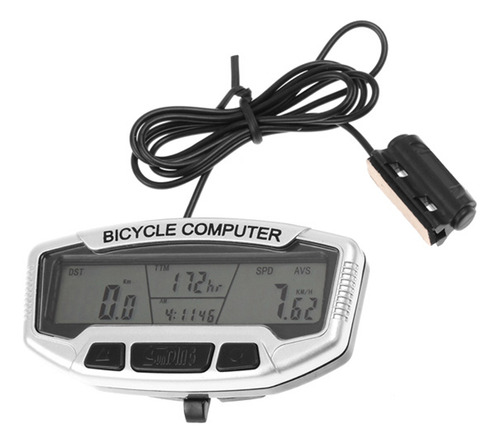 Bicicleta Digital Con Velocímetro, Impermeable, Pantalla Lcd