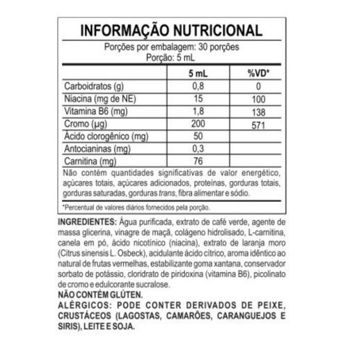 Suplemento em líquido Fit2 Shot Ultra Concentrado carboidratos Shot Ultra Concentrado sabor frutas vermelhas em caixa de 450mL pacote x 3 u
