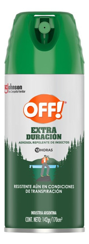 Repelente Off Extra Duracion 170ml