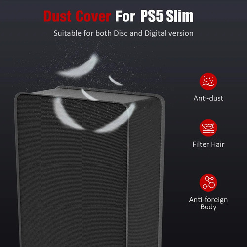 Cubierta Antipolvo Para Consola Ps5 Slim, Protector Case