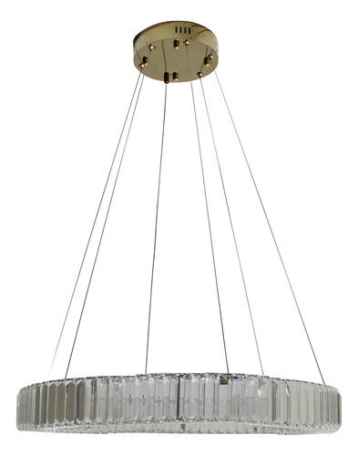 Lampara Colgante Candil Circular 60cm 50w Color Blanco