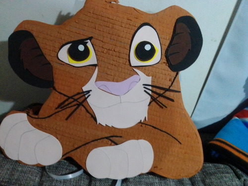 Piñata Infantil Artesanal Rey León Simba