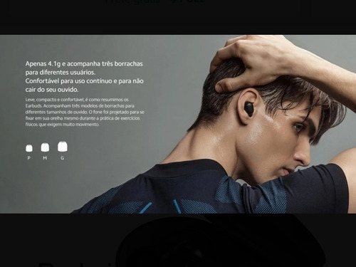 Fone De Ouvidos Sem Fio Bluetooth Microfone Headphone Gamer