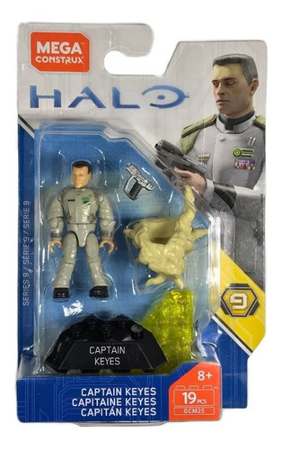 Halo Mega Construx Heroes Capitan Keyes Serie 9 Articulado