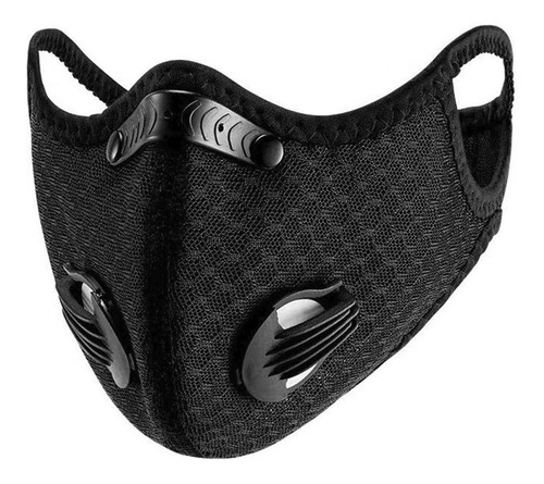 Imagen 10 de 10 de Cubrebocas N95 Lavable Reusable 2 Válvulas Filtro Deportivo