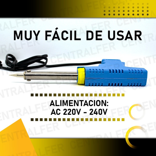 Imagen 5 de 8 de Pistola Soldadora 30w A 80w Doble Temperatura Soldador