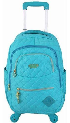 Mochila 4 Rodas Giratórias Escolar Mhc3174 - Azul