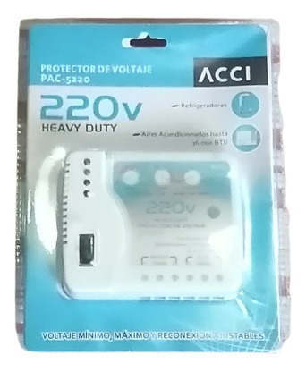 Protector De Voltaje Acci Para Aire Acondicionado 220v Cable