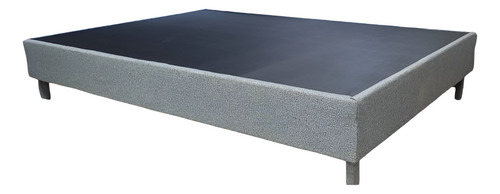Base Queen Size Tapizada En Lino Varios Colores