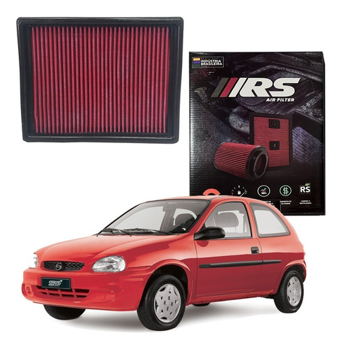 Filtro Ar Esportivo Inbox Gm Corsa Wind 1998 Rs Filtros