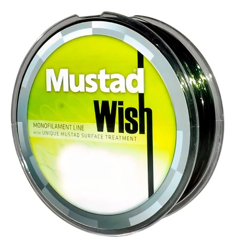 Nylon Mustad Wish 0,60 mm x 300 metros Tanza Pesca Variada Color Humo