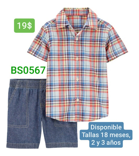 Conjunto Semiformal Para Niño Bs0567