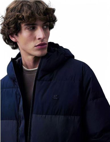 Chamarra Casual Calvin Klein Puffer Jacket Hombre - Original
