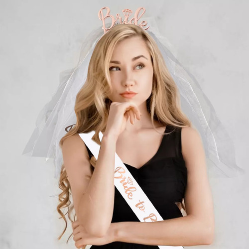 Accesorios Para Despda De Sol Bride To Be , 3 Piezas