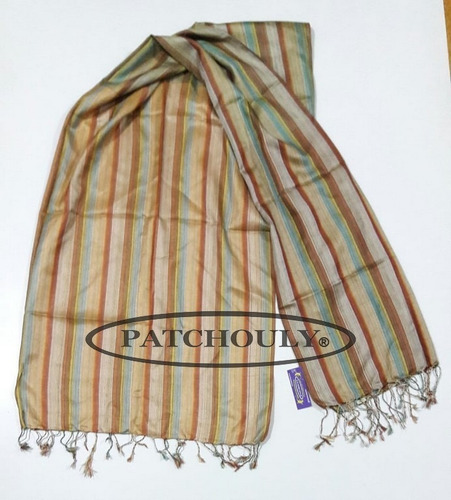 Imagen 7 de 7 de Pashmina Ruana Bufanda Chalina Pañuelo 100% Viscosa Algodon