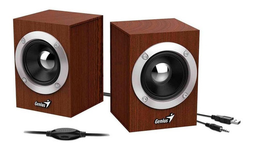 Imagen 3 de 4 de Parlante Genius SP-HF280 wood